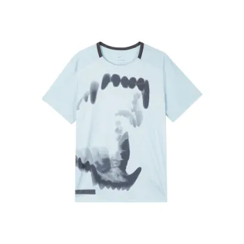 Nike Drop Shoulder Sleeve T Shirt Men's Blue