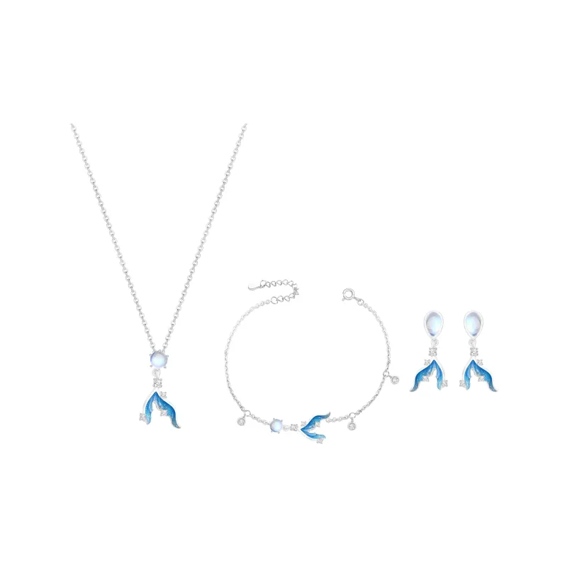 VOCK S925 Silver Necklaces Women's-6