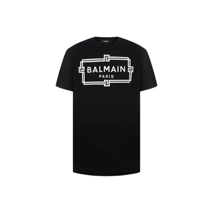 BALMAIN T Shirts Men Black-0
