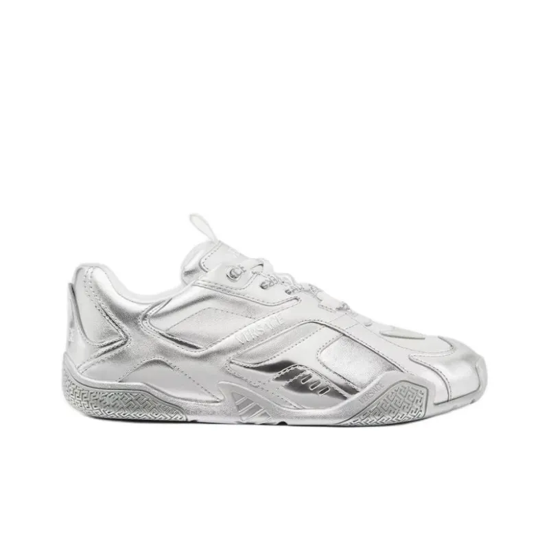 FANSIZHE Galaxia Low Top Casual Shoes Women's Silver-1