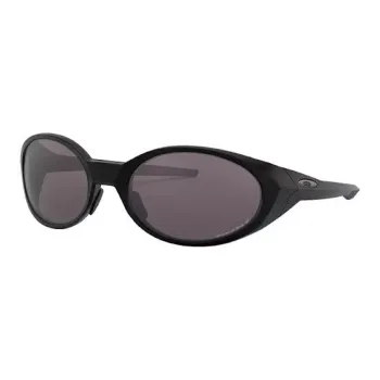 Oakley Plastic Oval Sunglasses Men's Black