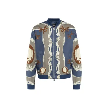 VERSACE Cameo Bomber Jacket