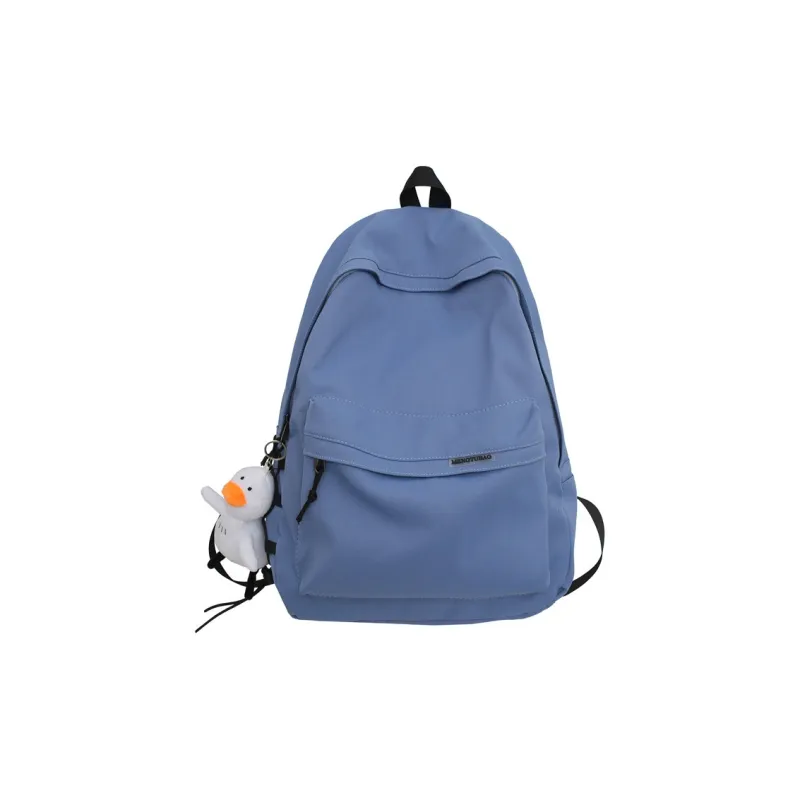 Travel Nylon Backpack Unisex Black/White/Blue/Pink-17