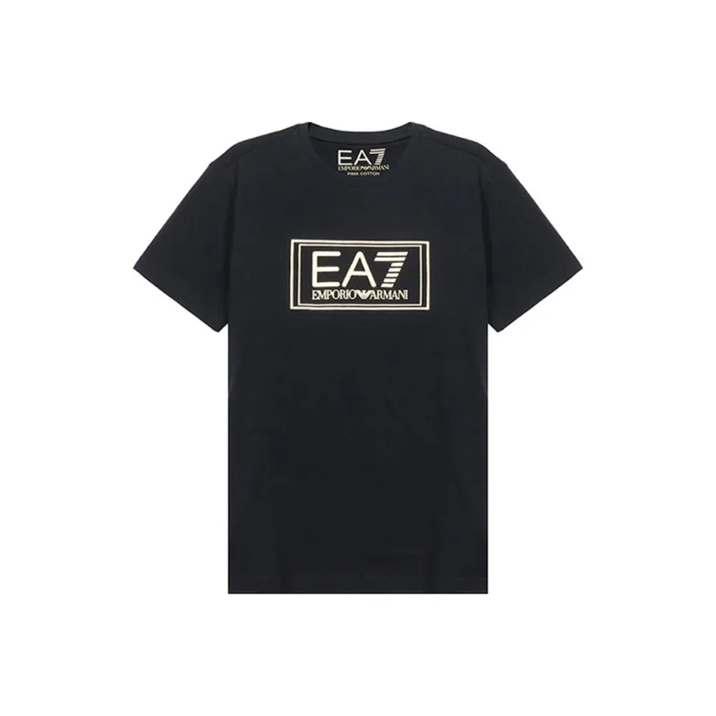 EMPORIO ARMANI T Shirts Men Night Blue-0