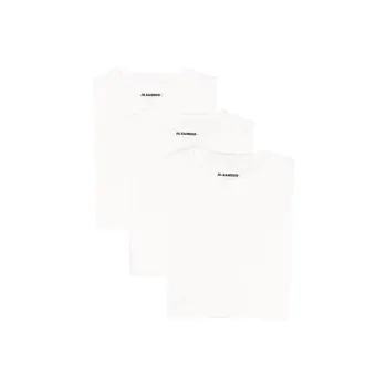 JIL SANDER T-Shirts Men 1 Set 3 Pack White