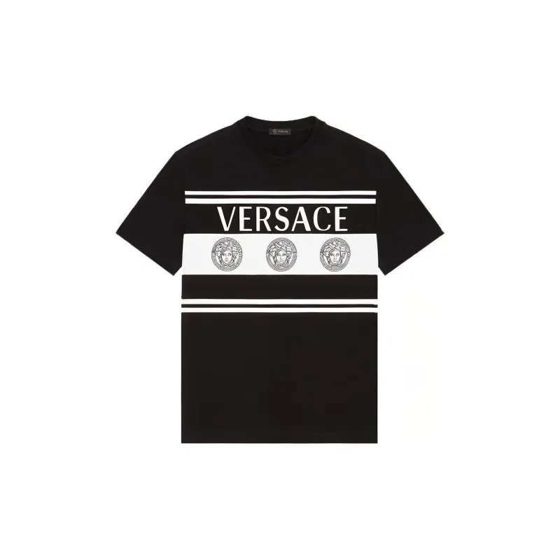 VERSACE T Shirts Men Black-0
