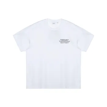 Burberry Location Print Cotton Oversized T Shirt