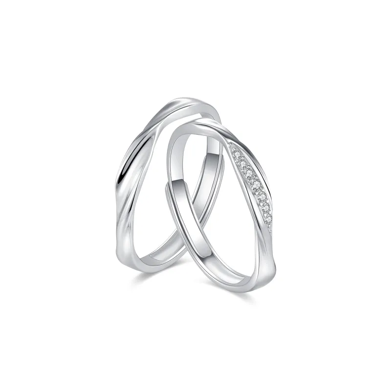 SHUIBEI S925 Silver Rings Unisex-0