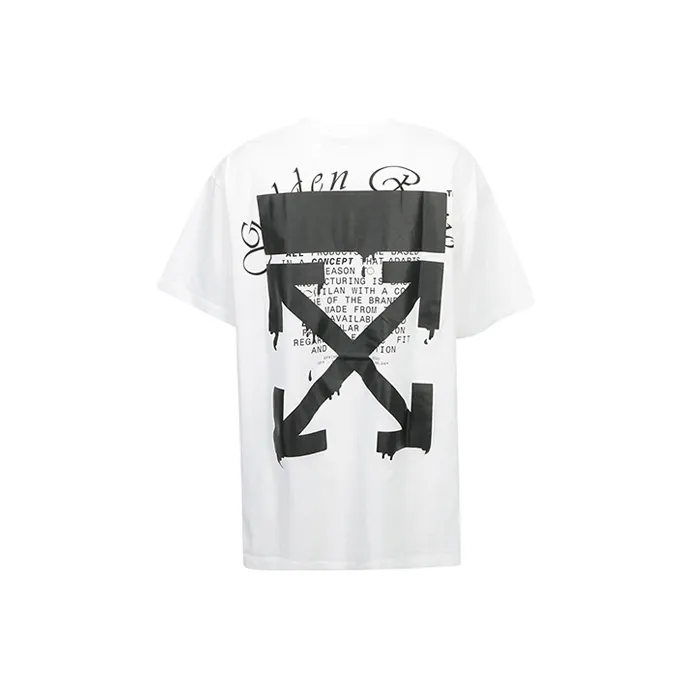 OFF WHITE Oversized Dripping Arrows T Shirt-0