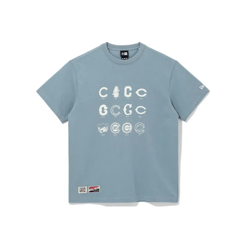 New Era SS22 T Shirt Unisex Blue Gray-0