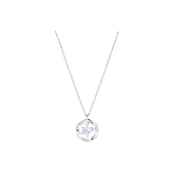 Heart Grass S925 Silver Necklaces Women's