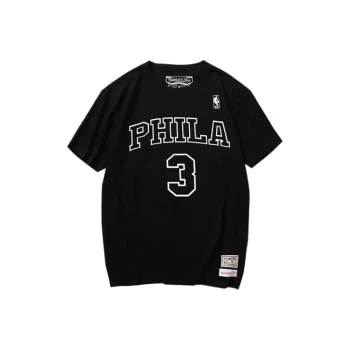 Mitchell & Ness T Shirt Unisex Black