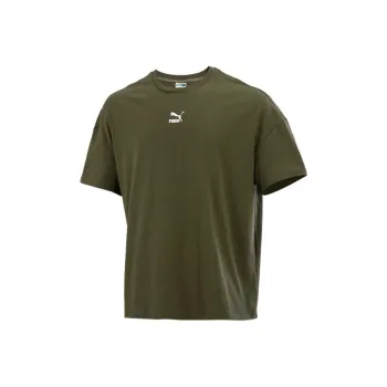 PUMA T-Shirts Men Army Green