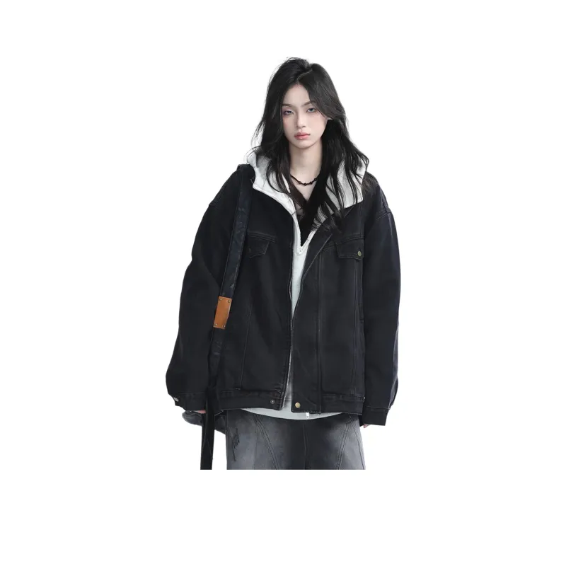 NEVER RULE Denim Jackets Unisex-0