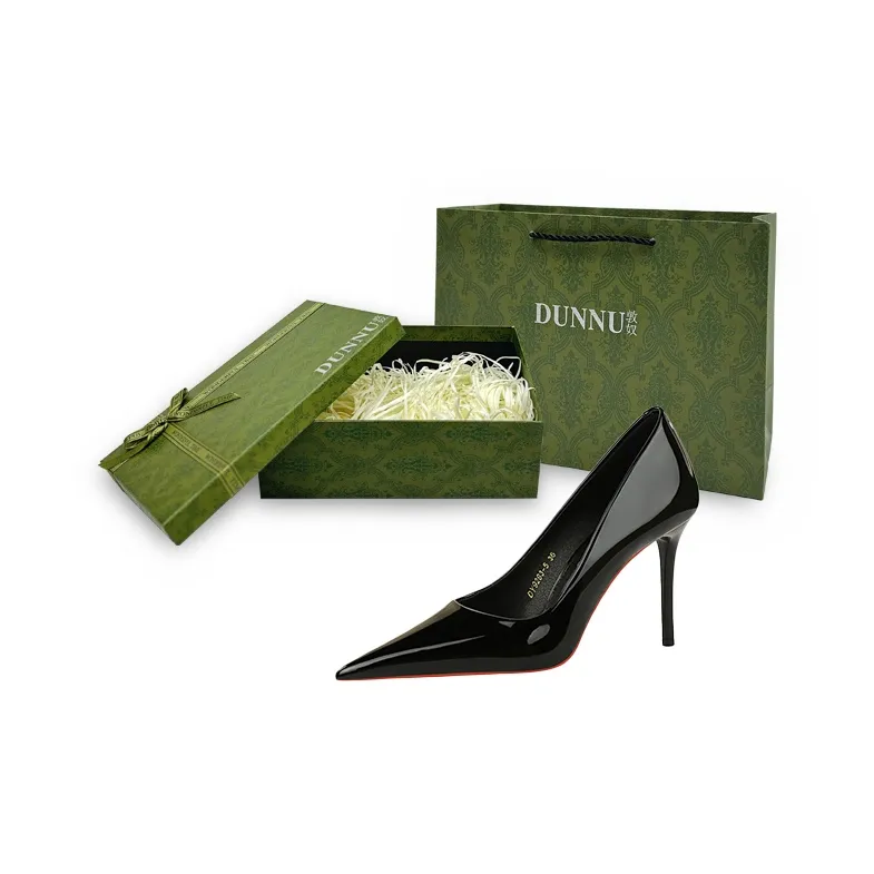 Dunnu Slim Heel High Heels 9.5CM Women's-8