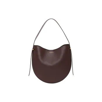 Victoria Beckham Leather Shoulder Bag Medium Size Women's Burgundy Red