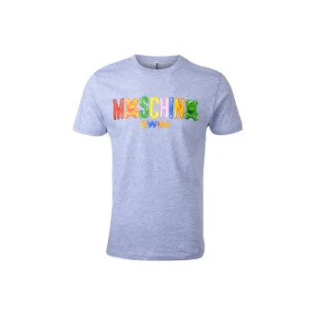 MOSCHINO Logo Printed Crewneck T Shirt
