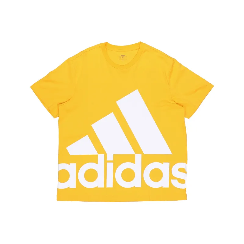 Adidas Set in Sleeve T Shirt Men's Yellow-0