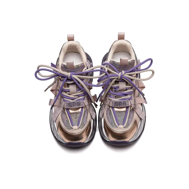 Jay Height Increasing Low Top Chunky Sneakers Women's-7