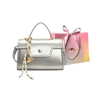 Yalu PU Shoulder Bag Crossbody Bag Handbag Regular Women's Black/Silver/Pink/Brown/White