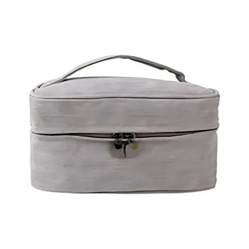 Boniu Nylon Makeup Bag Women's Gray/Umber