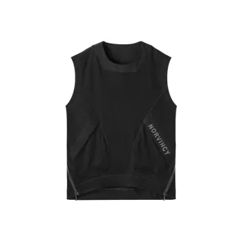 NORVINCY Comfortable And Breathable Sweat-Wicking Solid Color 100% Cotton Sleeveless T-Shirt Unisex