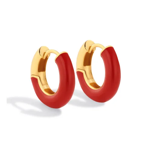 Right Hand Waiting S925 Silver Earrings Women's