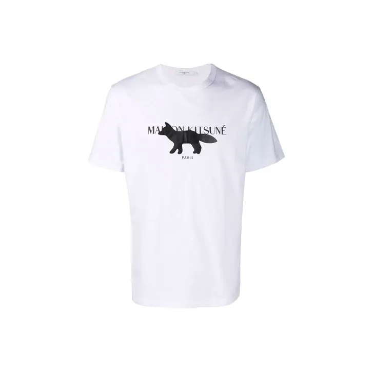 Maison Kitsune T Shirts Men White-0