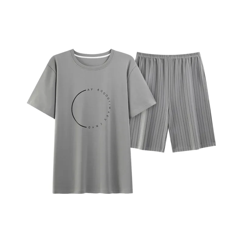 Qiao Ni Tong Pajama Set Men's Image Color-0