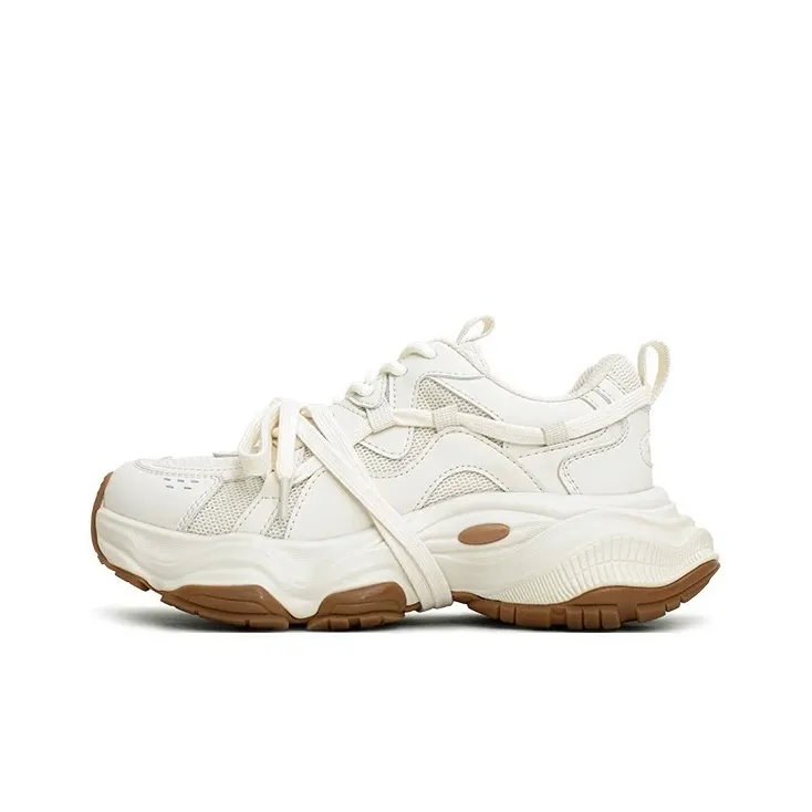 Topland Low Top Chunky Sneakers Women's Ecru-0