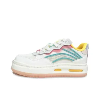 LiNing Future C1 Breathable Low Top Casual Shoes Women's White Blue