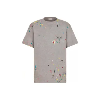 DIOR Quarterly New Products T Shirts Men Gray