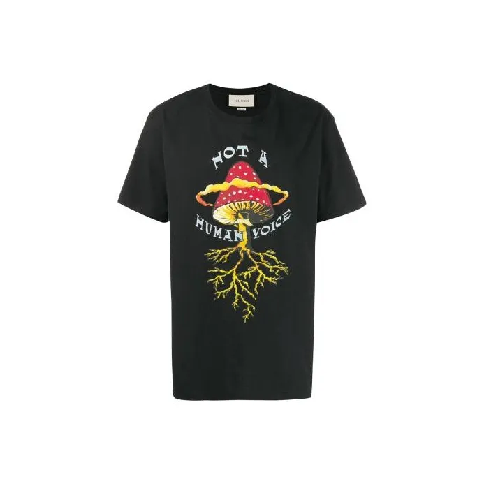 GUCCI Logo Crew Neck T shirt-0