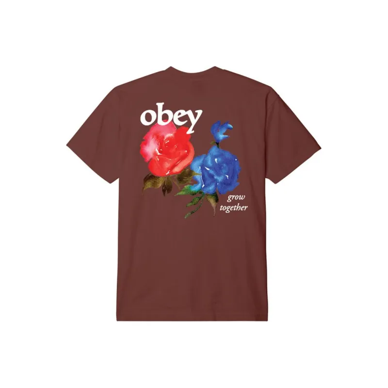 Obey T Shirts Men Tan-1