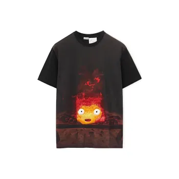 LOEWE x HAERDEYIDONGCHENGBAO LIANMINGKUAN LOEWE X Howl's Moving Castle T-Shirt Unisex Multicolor