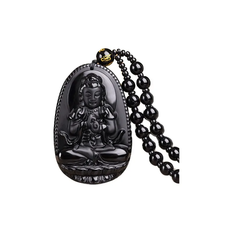 GUDUD Obsidian Necklaces Unisex-9