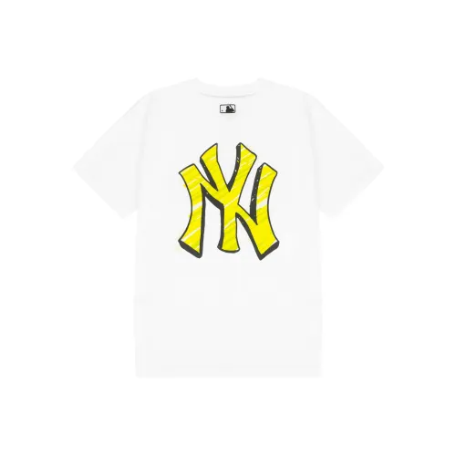 MLB Set in Sleeve T Shirt Unisex White
