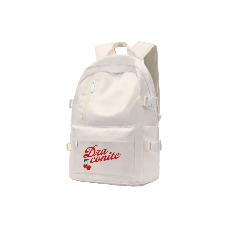 TURN UP NOT FOR US Polyester Backpack Unisex Beige-30