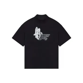 WE11DONE T Shirts Unisex Black