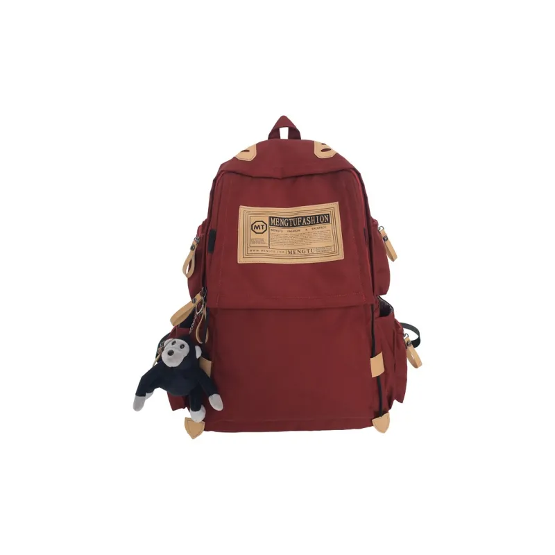 Travel Oxford Backpack Unisex Black/Red/Khaki/Blue-14