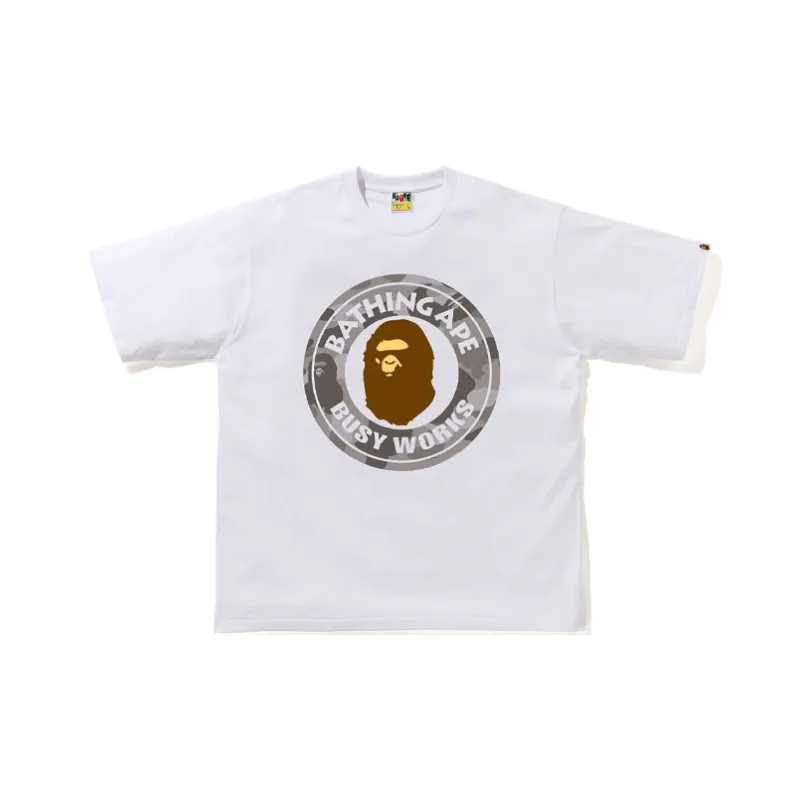 A BATHING APE Color Camo Busy Works Relaxed Fit Tee-3