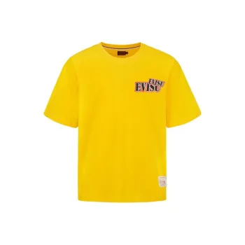 EVISU SS20 Straight T Shirt Men's Yellow