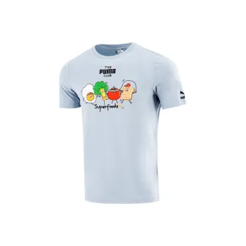 PUMA Adventure Planet Printed T Shirts Men Blue