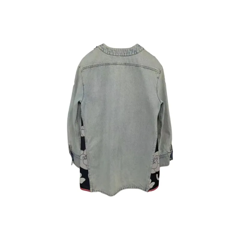 CHANEL 21C Denim Jacket Women's Blue-1