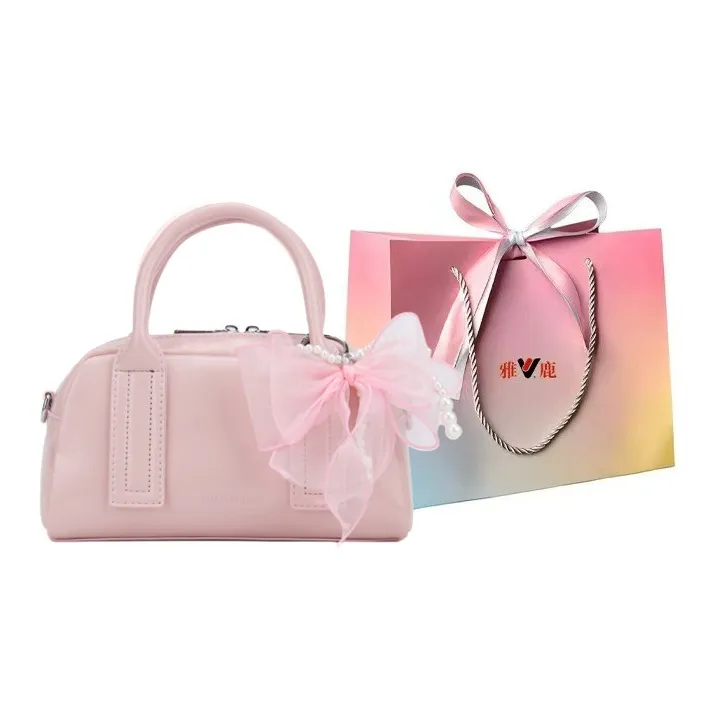 Yalu PU Shoulder Bag, Crossbody Bag, Handbag Regular Women's Black/White/Silver/Pink-6