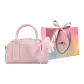 Pink without Charm-Shopping Bag