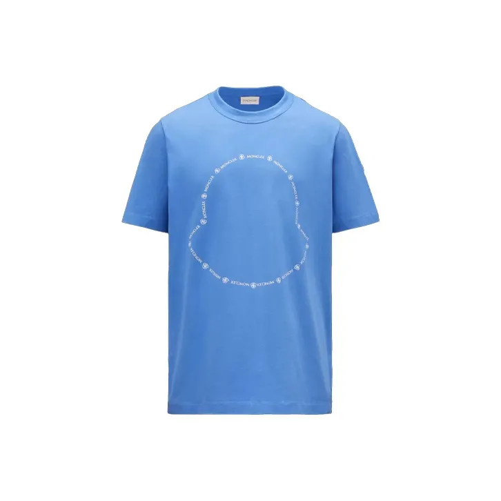 Moncler SS22 T Shirts Men Night Blue-0
