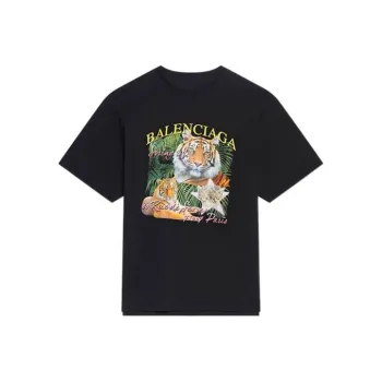 Balenciaga Fbi Print Year Of The Tiger Reversible T Shirt