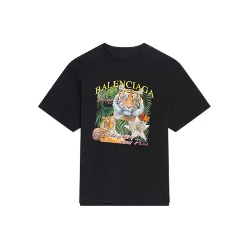 Balenciaga Fbi Print Year Of The Tiger Reversible T Shirt
