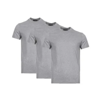PRADA T Shirts Men Three Piece Set Gray
